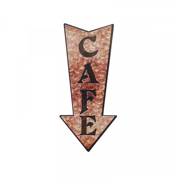Kovová cedule Cafe