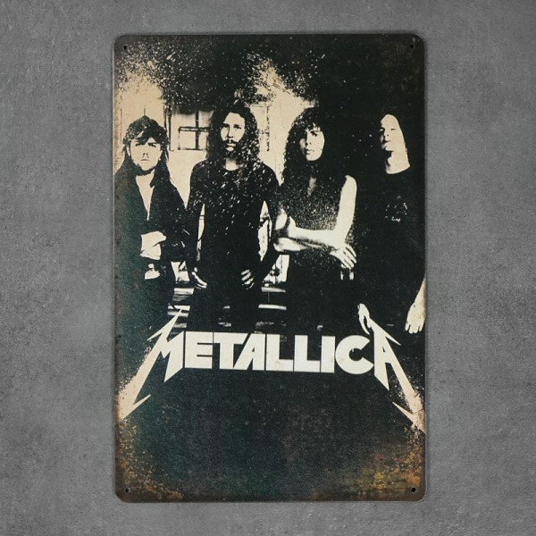 Kovová cedule Metallica 1