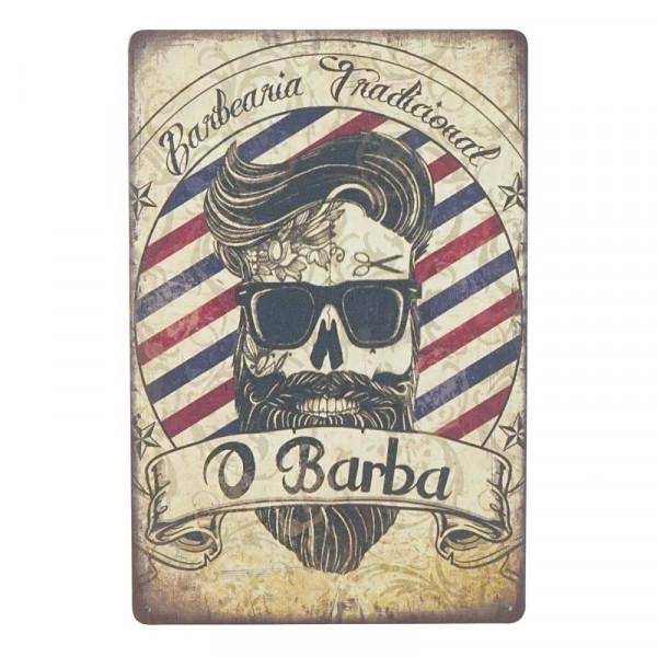 Kovová cedule O Barba