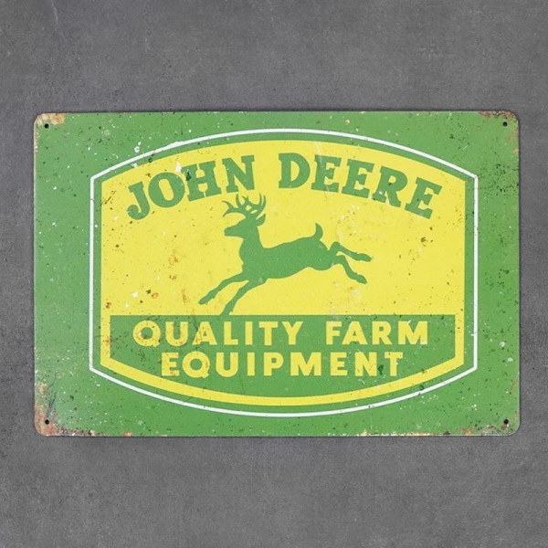 Kovová cedule John Deere