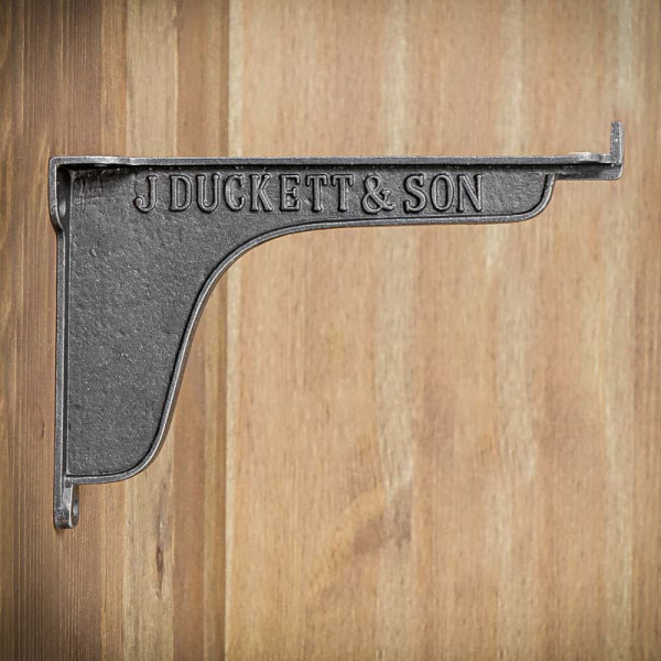 Policová konzole Ducket, surová, 230x150 mm