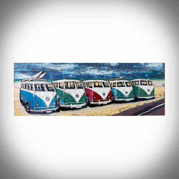 Železný 3D obraz VW T1