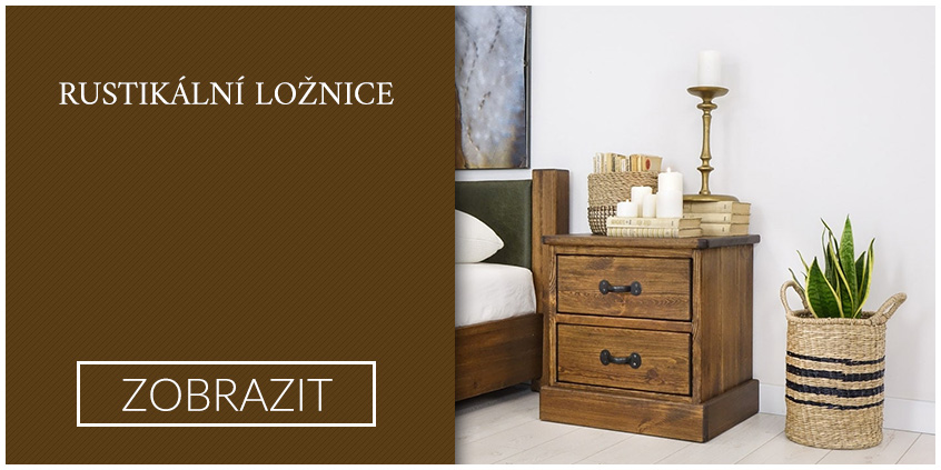 RUSTIKÁLNÍ LOŽNICE