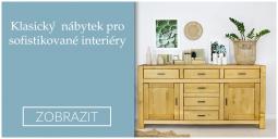 KLASICKÝ DŘEVĚNÝ NÁBYTEK PRO SOFISTIKOVANÉ INTERIÉRY