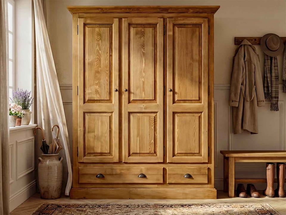 rustik&aacute;ln&iacute; dřevěn&aacute; skř&iacute;ň