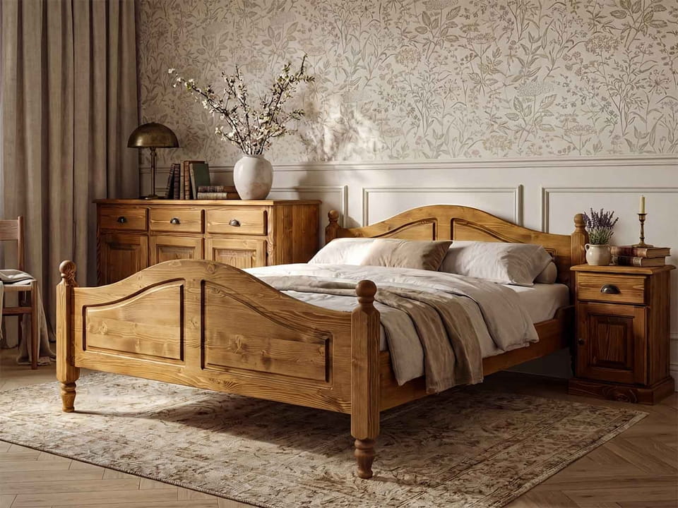 smě&scaron;ov&eacute; dřevěn&eacute; postele